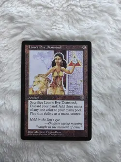 *P R 0 X Y* Mtg Magic The Gathering Lions Eye Diamond *P R 0 X Y* Trading Card - Image 1