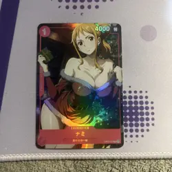 Goddess story One Piece Waifu Christmas Santa Set Card Nami Alternate Art A - Image 1