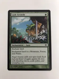 Lush Growth MTG Magic the Gathering Card NM Near Mint ALA - Image 1
