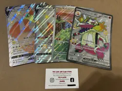 4 Jumbo Pokemon Pokemon EX V Promo Card TCG Shiny Skeledirge Eldegoss Cramorant - Image 1