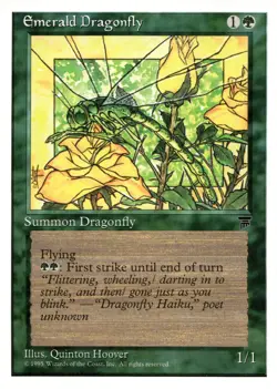 MTG - Chronicles - Emerald Dragonfly - NM - Image 1