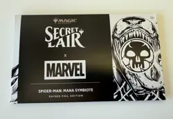 MTG Secret Lair Marvel Spider-Man: Mana Symbiote Sealed Raised Foil New Sealed - Image 1