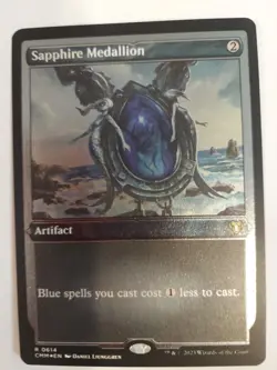 Sapphire Medallion (Foil Etched) Commander Masters Foil - Image 1