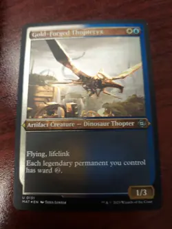 Gold-Forged Thopteryx (Foil Etched) March of the Machine: The Aftermath Foil - Image 1