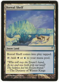 MTG Boreal Shelf Coldsnap Uncommon MP - Image 1