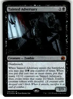 Tainted Adversary Innistrad: Midnight Hunt Foil MTG NM - Image 1