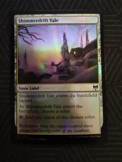 mtg shimmerdrift vale foil kaldheim - Image 1