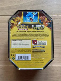 Pokemon TCG: Charizard GX Hidden Fates Tin NEW and SEALED - Image 2