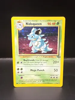 Pokemon Nidoqueen 7/64 Holo - Pokemon TCG Jungle Rare No Symbol - Image 2