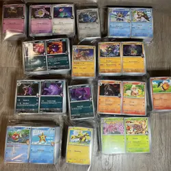 Pokemon Destined Rivals Bulk Lot +2000 10 lbs Commons, U/C (No Holo/Supp/Energy) - Image 1