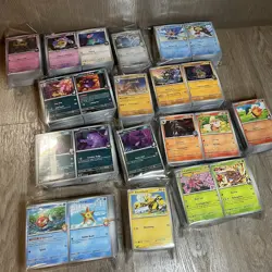 Pokemon Destined Rivals Bulk Lot +2000 10 lbs Commons, U/C (No Holo/Supp/Energy) - Image 4