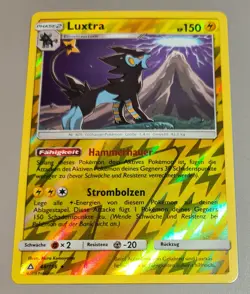 Luxtra # 48/156 Reverse Holo Ultra Prisma 2018 Sonne & Mond 5 Pokemon DE Mint - Image 1