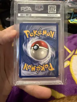 Pokemon Lapras Fossil 1st Edition Holo Rare #10 PSA 9 New Cert - Image 2