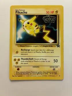 1999 Pikachu Pokemon the First Movie Promo #4 TCG - Image 1