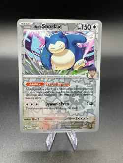 Pokemon TCG - Hop's Snorlax Reverse Holo - Journey Together 117/159 - Image 1
