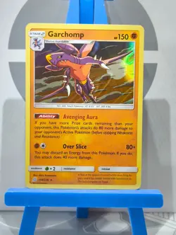 Garchomp 114/236 - Sun & Moon: Unified Minds - Holo Rare - Pokemon TCG - Image 3