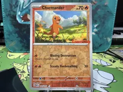 Charmander - (GameStop Exclusive) Promo Reverse Holo Pokemon TCG - Image 2
