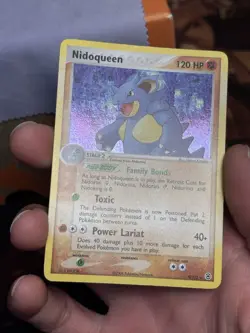 Nidoqueen 9/112 EX FireRed & LeafGreen Holo Swirl Rare Pokemon TCG 2004 - Image 4