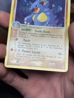 Nidoqueen 9/112 EX FireRed & LeafGreen Holo Swirl Rare Pokemon TCG 2004 - Image 5