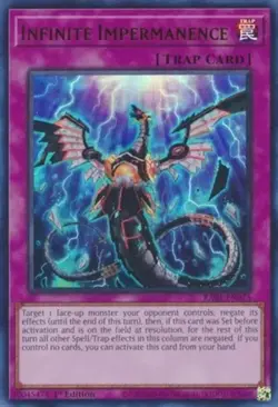 Yugioh! LP Infinite Impermanence - RA01-EN075 - Ultra Rare - 1st Edition Lightly - Image 1