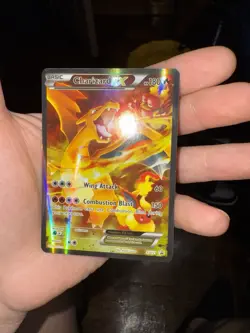 Charizard EX XY121 Black Star Promo Full Art Holo Pokemon Card NM LP+ - Image 3