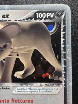 Italian Rocket's Persian ex 116/115 EX Team Rocket Returns Pokemon Card Holo LP - Image 4