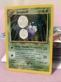 Pokemon TCG Jumpluff Holo Rare Card 7/111 Neo Genesis Set - Image 1