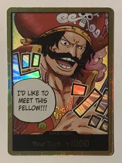 One Piece TCG Gol.D.Roger GOLD DON!! Card (OP-13) Carrying On His Will ENGLISH - Image 1
