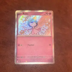 Ralts 153/091 - Scarlet & Violet: Paldean Fates - pokemon card - rare - HOLO - Image 1