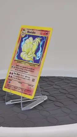 Pokemon Ninetales Base Set Card 12/102 Holographic Rare 1999 Excellent Condition - Image 2