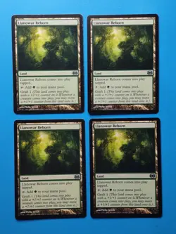MTG 4x Llanowar Reborn x4 MP Future Sight Magic Playset - Image 1