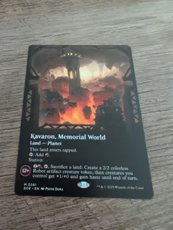 Kavaron, Memorial World (Borderless) Edge of Eternities Foil - Image 1