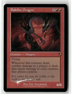 Balefire Dragon Retro Frame FOIL - Innistrad Remastered MTG NM - Image 1