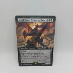 MTG The Lord Of The Rings Witch-King Bringer Of Ruin - extended art - Image 1