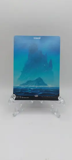 MTG- Full Art Island Land - Unstable 213 - Image 1