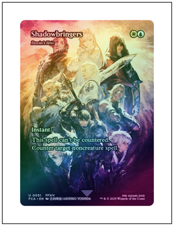 1x Shadowbringers - Dovin's Veto, Foil Through the Ages, Final Fantasy, MTG NM - Image 1