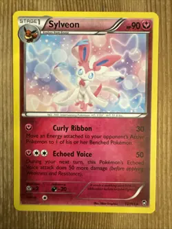 Sylveon 72/111 Furious Fists Regular Rare Non-Holo Pokemon TCG Card NM - Image 1