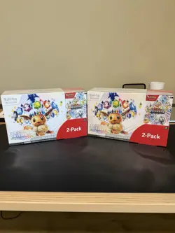 Pokemon Prismatic Evolutions ETB and Booster Bundle Costco, Sealed, 2-Pack LOT 2 - Image 2