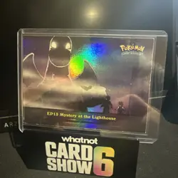 Topps Pokemon EP13 Mystery At The Lighthouse Rainbow Foil Blue Label NM - Image 1