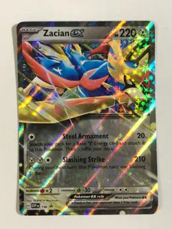 Pokemon TCG Promo SVP Zacian EX 198 Near Mint - Image 1