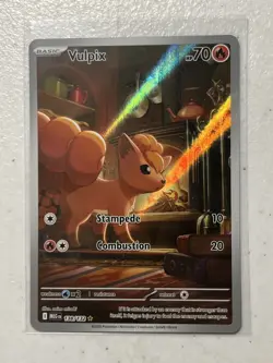 Pokemon TCG Mega Evolution Vulpix Illustration Rare 138/132 Pack Fresh Mint W@W - Image 2