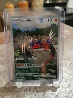 Pokemon TCG Koraidon Scarlet & Violet Illustration Rare Black Star Promo #014 - Image 1