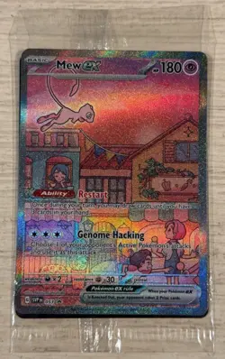 Mew ex SVP 053 Pokemon TCG Scarlet Violet 151 Black Star Promo Full Art SEALED - Image 1