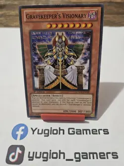Yu-Gi-Oh Gravekeeper's Visionary SDMA 1st Edition Common Light Played - Image 1