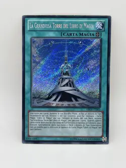 The Grand Spellbook Tower ITALIAN ABYR-EN060 ABYR-IT060 Secret Rare Yugioh - Image 1