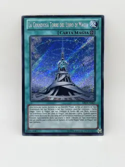 The Grand Spellbook Tower ITALIAN ABYR-EN060 ABYR-IT060 Secret Rare Yugioh - Image 3