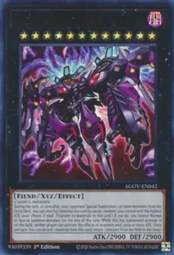 Yugioh! Super Starslayer TY-PHON - Sky Crisis - AGOV-EN042 - Ultra Rare - 1st Ed - Image 1