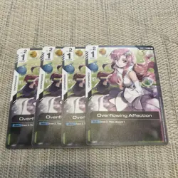 Overflowing Affection - GD01-118 NM - Gundam TCG - 4 card Playset - Image 1
