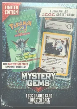2025 Pokemon TCG: Mystery Gems 1 CGC Graded Card And 1 Random Booster - Image 2