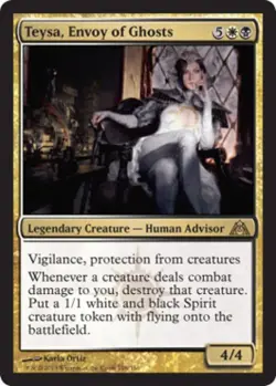 Teysa, Envoy of Ghosts -Foil Light Play MTG Dragon's Maze - Image 1